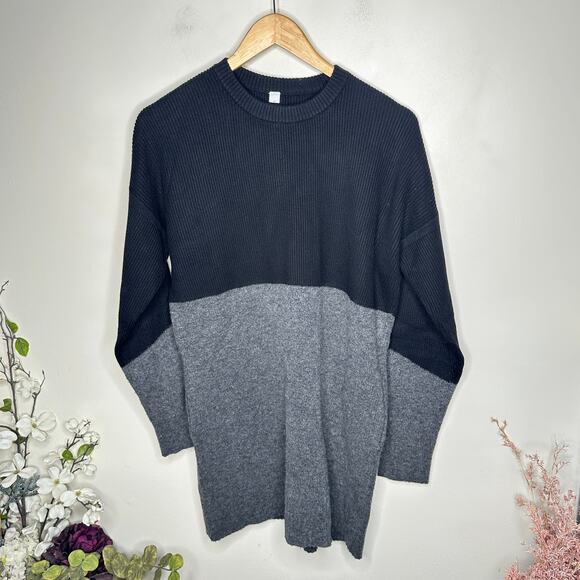 LULULEMON Restful Intention Sweater Black Heather Core Dark Grey Sz M $148 {DD6} - Picture 2 of 5